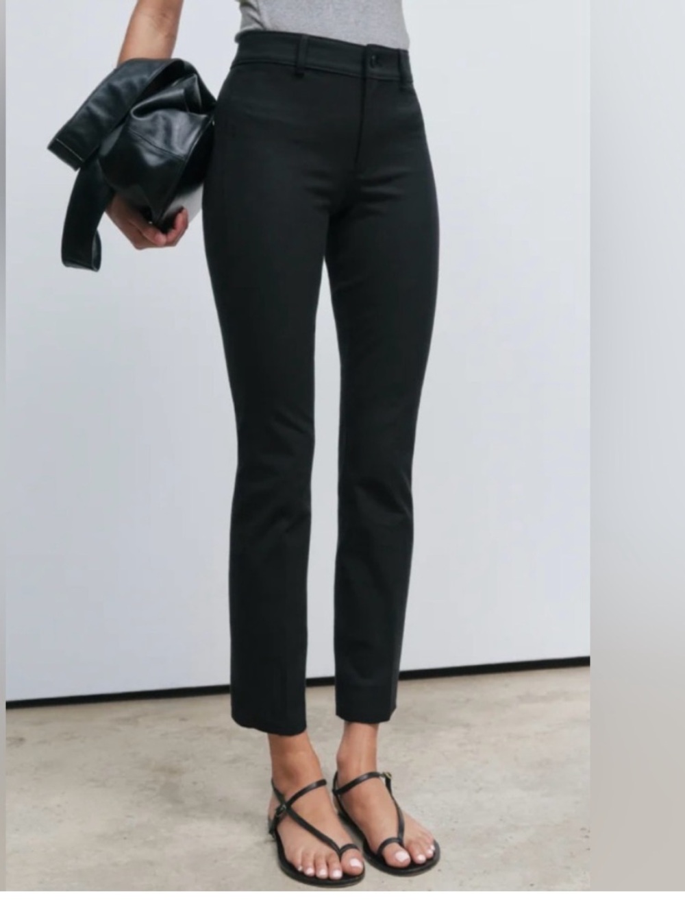 AYR The Daily Dose Slim Fit Pants in Black, Size 27